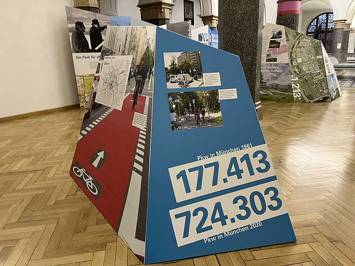 50 Jahre Olympiapark – Impulse für Münchens Zukunft: Jahresausstellung 2022 von 14.01.-11.03.2022 in der Rathausgalerie am Münchner Marienplatz (©Foto: Martin Schmitz)